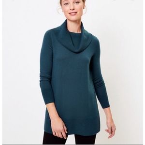 LOFT COWL NECK SWEATER